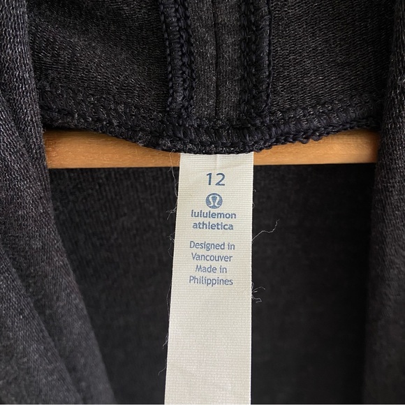Lululemon To and Flow Wrap Cardigan Gray 12 - Picture 6 of 11